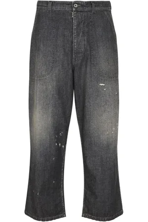 Maison Margiela Hombre, Vaqueros, Gris, Talla: W32