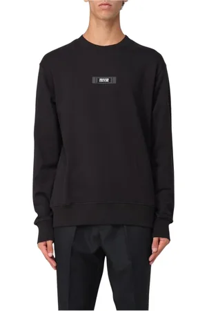 VERSACE Hombre, Sudaderas, Negro, Talla: L