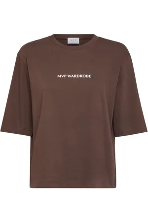 MVP Wardrobe Mujer, Camisetas, Marrón, Talla: M