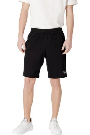 EA7 Hombre, Pantalones cortos, Negro, Talla: XS