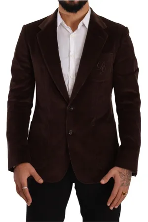 Dolce & Gabbana Hombre, Chaquetas, Marrón, Talla: L