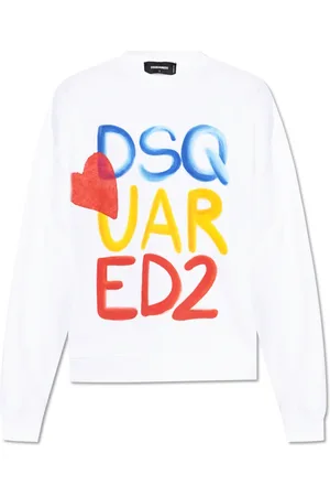Dsquared2 Hombre, Sudaderas, Blanco, Talla: XL