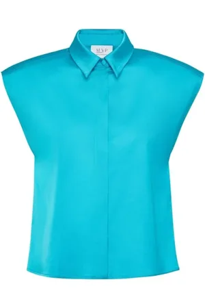 MVP Wardrobe Mujer, Blusas y Camisas, Verde, Talla: S