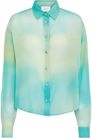 MVP Wardrobe Mujer, Blusas y Camisas, Azul, Talla: XS