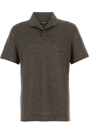 Ermenegildo Zegna Hombre, Camisetas, Marrón, Talla: M