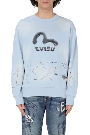 Evisu Hombre, Sudaderas, Azul, Talla: L