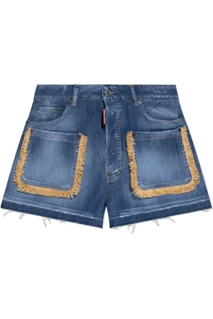 Dsquared2 Mujer, Pantalones cortos, Azul, Talla: 3XS