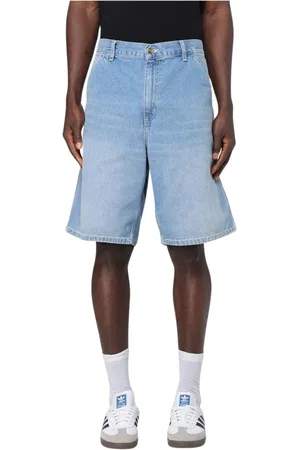 Carhartt Hombre, Pantalones cortos, Azul, Talla: W32