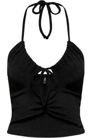 ONLY Mujer, Camisetas, Negro, Talla: L