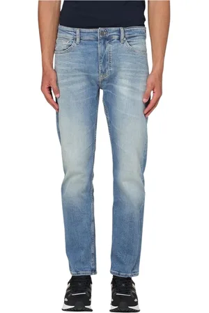 HUGO BOSS Hombre, Vaqueros, Azul, Talla: W35