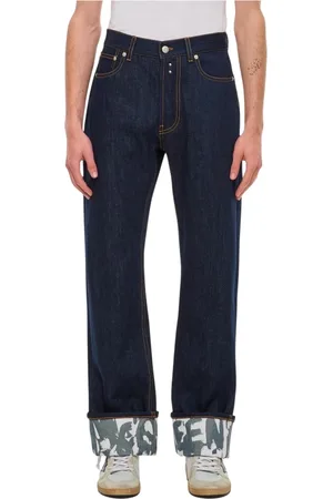 Alexander McQueen Hombre, Vaqueros, Azul, Talla: S