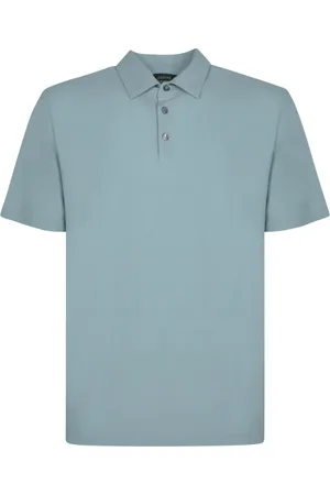 ZANONE Hombre, Camisetas, Azul, Talla: L