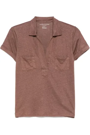Majestic Mujer, Camisetas, Marrón, Talla: L