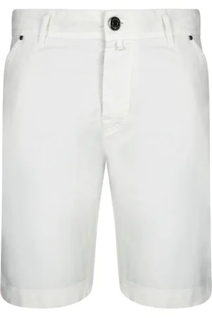 Jacob Cohen Hombre, Pantalones cortos, Blanco, Talla: W36