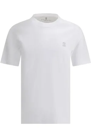 Brunello Cucinelli Hombre, Camisetas, Blanco, Talla: S