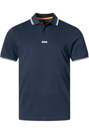 HUGO BOSS Hombre, Camisetas, Azul, Talla: M
