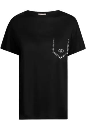 Liu Jo Mujer, Camisetas, Negro, Talla: S