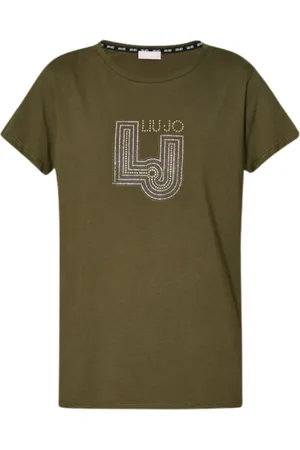 Liu Jo Mujer, Camisetas, Verde, Talla: 2XL