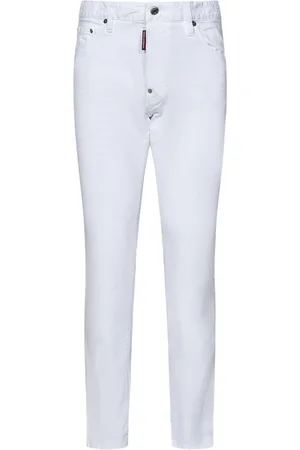 Dsquared2 Hombre, Vaqueros, Blanco, Talla: XS
