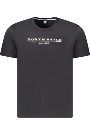 North Sails Hombre, Camisetas, Negro, Talla: L