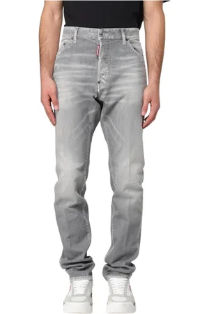 Dsquared2 Hombre, Vaqueros, Gris, Talla: S