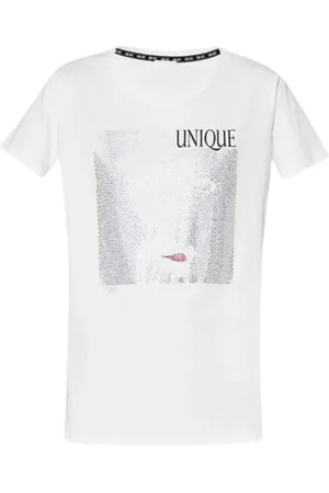 Liu Jo Mujer, Camisetas, Blanco, Talla: XL