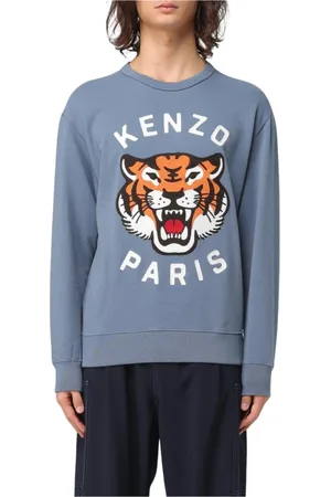 Kenzo Hombre, Sudaderas, Azul, Talla: S