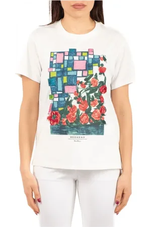 Max Mara Mujer, Camisetas, Blanco, Talla: XS