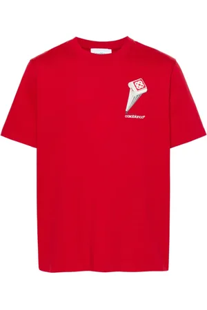Casablanca Hombre, Camisetas, Rojo, Talla: L