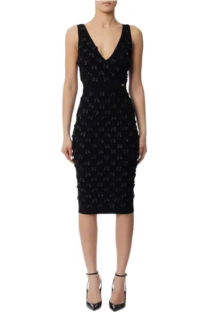 Elisabetta Franchi Mujer, Vestidos, Negro, Talla: S