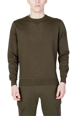 U.S. Polo Assn. Hombre, Jerseys, Verde, Talla: M