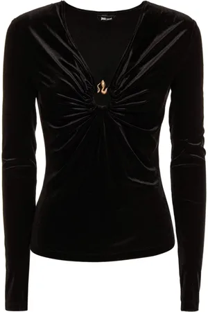 Roberto Cavalli Mujer, Camisetas, Negro, Talla: S