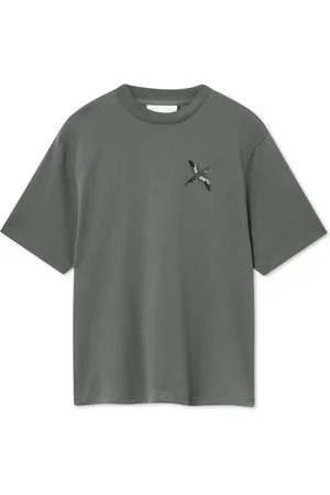 Axel Arigato Hombre, Camisetas, Gris, Talla: L
