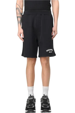 Dsquared2 Hombre, Pantalones cortos, Negro, Talla: XL