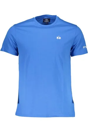La Martina Hombre, Camisetas, Azul, Talla: XL