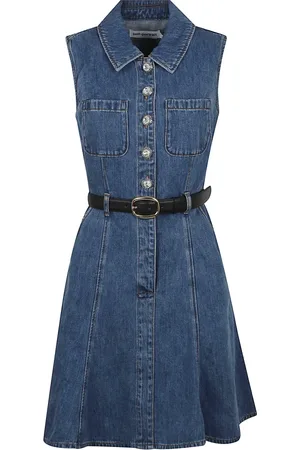 Self-Portrait Mujer, Vestidos, Azul, Talla: M