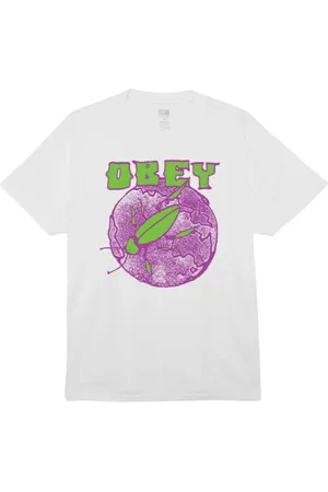 Obey Hombre, Camisetas, Blanco, Talla: L