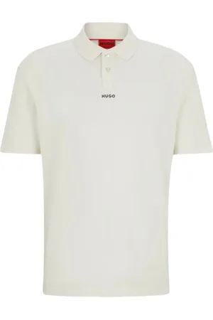 HUGO BOSS Hombre, Camisetas, Blanco, Talla: M
