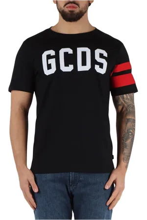 GCDS Hombre, Camisetas, Negro, Talla: XL