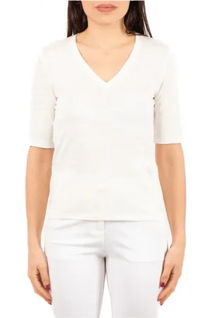 Max Mara Mujer, Camisetas, Blanco, Talla: S