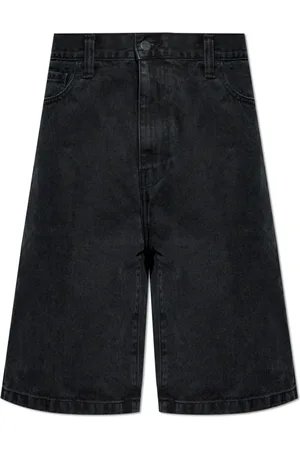 Carhartt Hombre, Pantalones cortos, Negro, Talla: W30