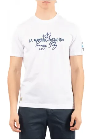 La Martina Hombre, Camisetas, Blanco, Talla: 2XL