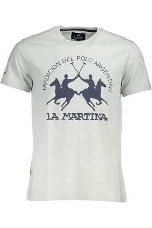 La Martina Hombre, Camisetas, Gris, Talla: L