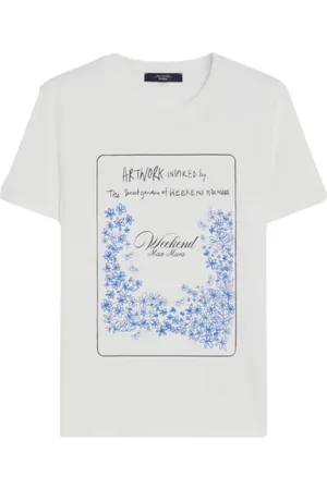 Max Mara Mujer, Camisetas, Blanco, Talla: S