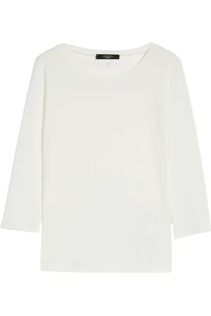 Max Mara Mujer, Camisetas, Blanco, Talla: L