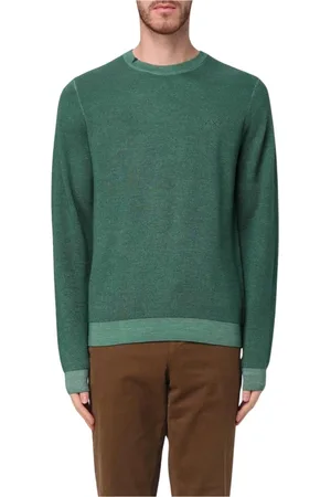 sun68 Hombre, Jerseys, Verde, Talla: L