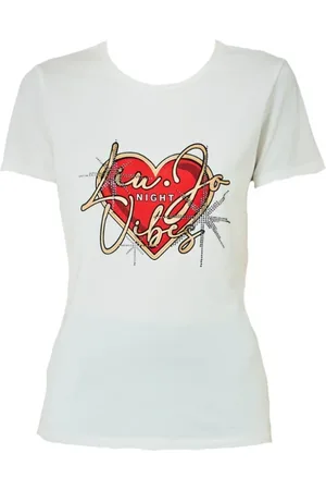 Liu Jo Mujer, Camisetas, Blanco, Talla: XL