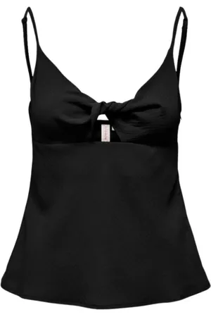 ONLY Mujer, Camisetas, Negro, Talla: XS