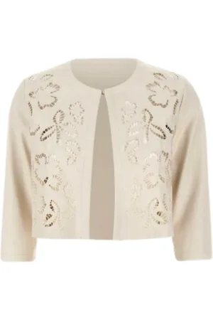 Liu Jo Mujer, Chaquetas, Blanco, Talla: L