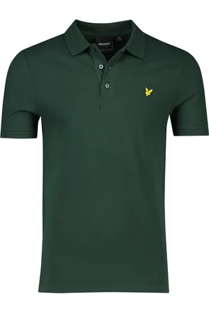 Lyle & Scott Hombre, Camisetas, Verde, Talla: M